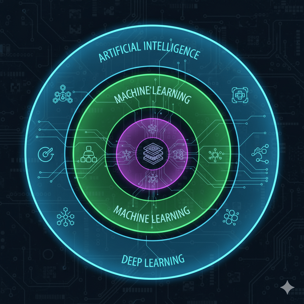 Machine Learning vs Deep Learning vs AI: Differences Explained